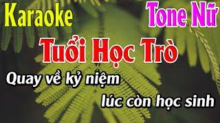 Tuổi Học Trò Karaoke Tone Nữ Karaoke Lâm Organ - Beat Mới