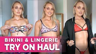 Bikini & Lingerie Try On Haul Video With Britt: Birthday Edition! (Facebook Live Replay)