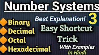 Number Systems Part 3|Computer Science 1Basics of Coding inHindi BinaryDecimal #chandraprabhaacademy