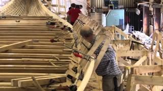 Draken Harald Hårfagre - The construction of a Viking Dragon Ship