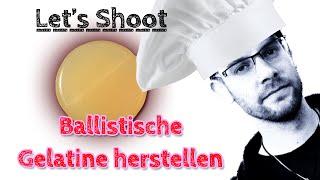 Ballistische Gelatine herstellen - Francois zeigt wie es geht - Let's Shoot #58