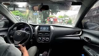 Toyota Vios POV Driving Episode 24 | Roaming while raining | Going Office