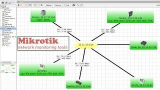 How to network monitoring with Mikrotik tool for free