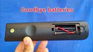 Great and Genius idea Priceless say goodbye to remote control batteries You won't buy them anymore