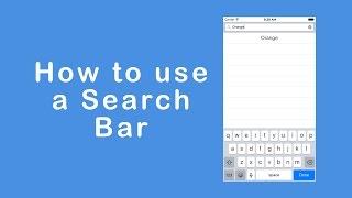 Making a Search Bar to Search Words in a TableView (Swift 3)