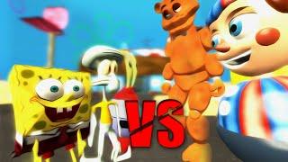 ANIMATRONICS vs SPONGEBOB | Gmod Sandbox Story