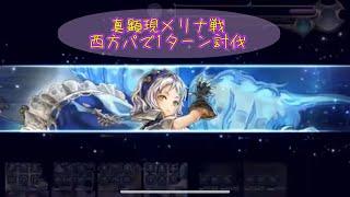 【アナザーエデン】真顕現メリナ戦 西方パで1ターン討伐