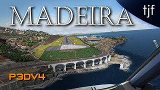 Prepar3D v4 | Madeira Landing | Aerosoft Airbus A319 Professional | TAP Air Portugal