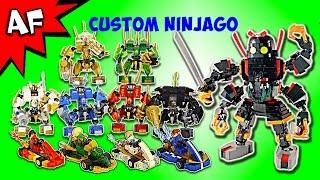 Custom Lego Ninjago MECHS & GO KARTS - Complete Collection!