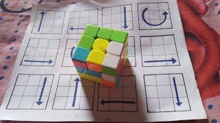 LEARN HOW TO SOLVE 3x3 RUBIK'S CUBE SOLVE IN LESS 1 MINUTE