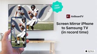 Screen Mirroring iPhone to Samsung TV now even faster! (Wirelessly)