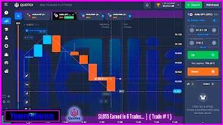 { INCOME PHASE } $1,055 Profit Earned In 6 Trades On QUOTEX... | #TeamAlliance