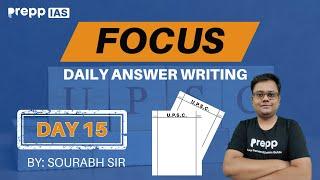 Focus : Daily Answer Writing for UPSC CSE 2024/25 | Day 15 | UPSC CSE 2024/25 | #upsc2024 #upsc