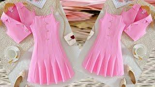 Baby Frock With Jacket Cutting and Stitching | DIY Trendy Baby Dress Cutting and Stitching