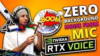 Remove all Background noise from Mic while Streaming and Recording | The Right Way | RTX Voice