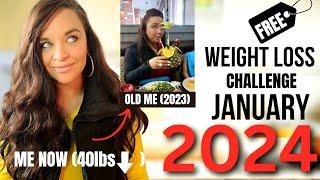 My FREE simple weight loss challenge for 2024 (for both me and you!) 