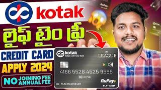 Kotak Credit Card Apply 2024 - Lifetime Free | Kotak Mahindra Bank Credit Card Online Apply