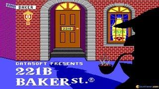 221B Baker Street gameplay (PC Game, 1986)