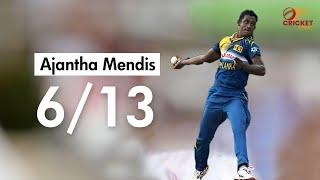 Ajantha Mendis Destroys India - 6/13  in Asia Cup Final 2008 | Sri Lanka vs India