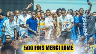  500 fois MERCI Lomé 