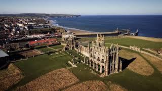 Whitby Abbey Cinematic Drone Video.