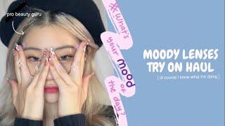 (ENG/KOR) i tried being a beauty youtuber… (ft. MOODY lenses) // [HAULS]