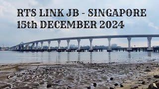 RTS LINK TRAIN TRACKS JB TO SINGAPORE DEVELOPMENT UPDATE 15th December 2024