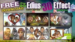 DOWNLOAD FREE EDIUS WEDDING 3D EFFECTS 2018 With Traning ll 100% WORKING ll TECH EXPRESS