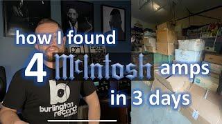 Garage digging: how I found 4 McIntosh amplifiers in 3 days