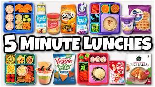 School Lunchbox Ideas for when You're OUT OF TIME! (NO Cooking Required)