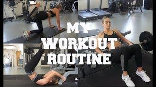 WHAT I DO IN THE GYM + what i eat in a day