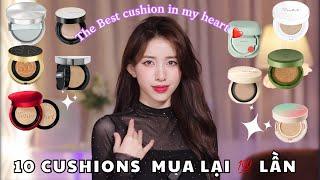 BẠN NHẤT ĐỊNH TÌM RA CUSHION CHÂN ÁI KHI XEM HẾT VIDEO NÀY! 10 cushion mình mua đi mua lại 100 lần !