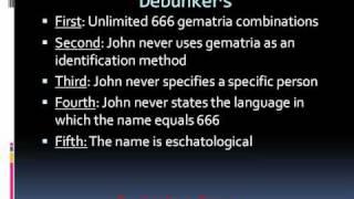 Revelation: meaning of 666 Daniel Schroeder