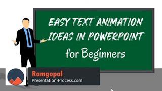 Easy Text Animation Ideas in PowerPoint for Beginners