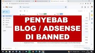 Penyebab Blog dan Adsense di Banned