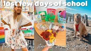 LAST FEW DAYS OF SCHOOL as an elementary teacher | field day, class store, & saying goodbye