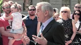 Ron Paul  at the Arizona statehouse - Standing on the Right Side of History