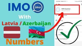 Create imo account without phone number | fake number se imo kaise banaye | Latvia Azerbaijan Number