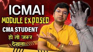 Exposing ICMAI Module - CA Yashvant Mangal | Must Watch For CMA Students |  #cma  #icmai  #students