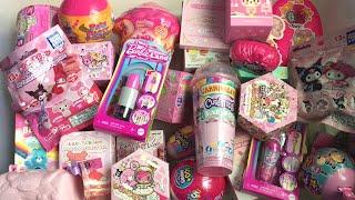 Pink Blind Bags: Mini Barbie Land, Tokidoki, Bubiloons, Kuromi & My Melody, Num Noms  Ep# 2