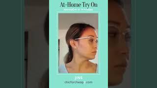 At-Home Try On: Try JINS Prescription Glasses | Chic for Cheap