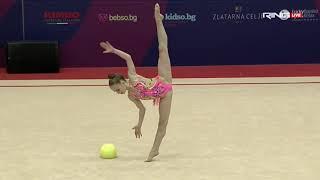 Stiliana Nikolova (BUL) final pelota - IT Sofia Cup 2021