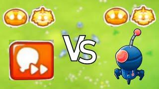 God Boosted tech bot vs. race button (Bloons TD 6)