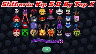 Slither.io Vip 5.0  - New Skin Release - Epic Skin Slitherio Best Gameplay - Neon Mask skin