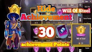 Easy way To Complete Hide Achievement Will of Steel ||30 achievement points #PkScGamerYT #pubgmobile