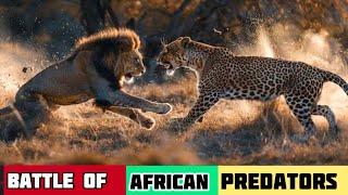 Lion vs Leopard battles | Leopard and lion fight compilation 