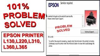 A printer's ink pad is at the end of its service life. Please contact Epson Support