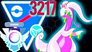 Goodra hits *RANK 4* on the leaderboard in Great League Remix | Pokémon GO Battle League