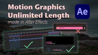 How to give Motion Graphics an Unlimited length in Adobe After Effects!