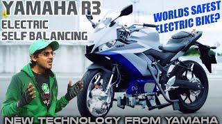 Yamaha R3 Electric with Self Balancing Technology | Automatic Balance | No Bike Crashes Anymore?